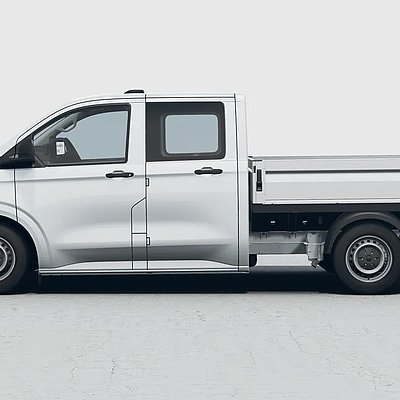 Volkswagen Transporter Pritsche in der Seitenansicht