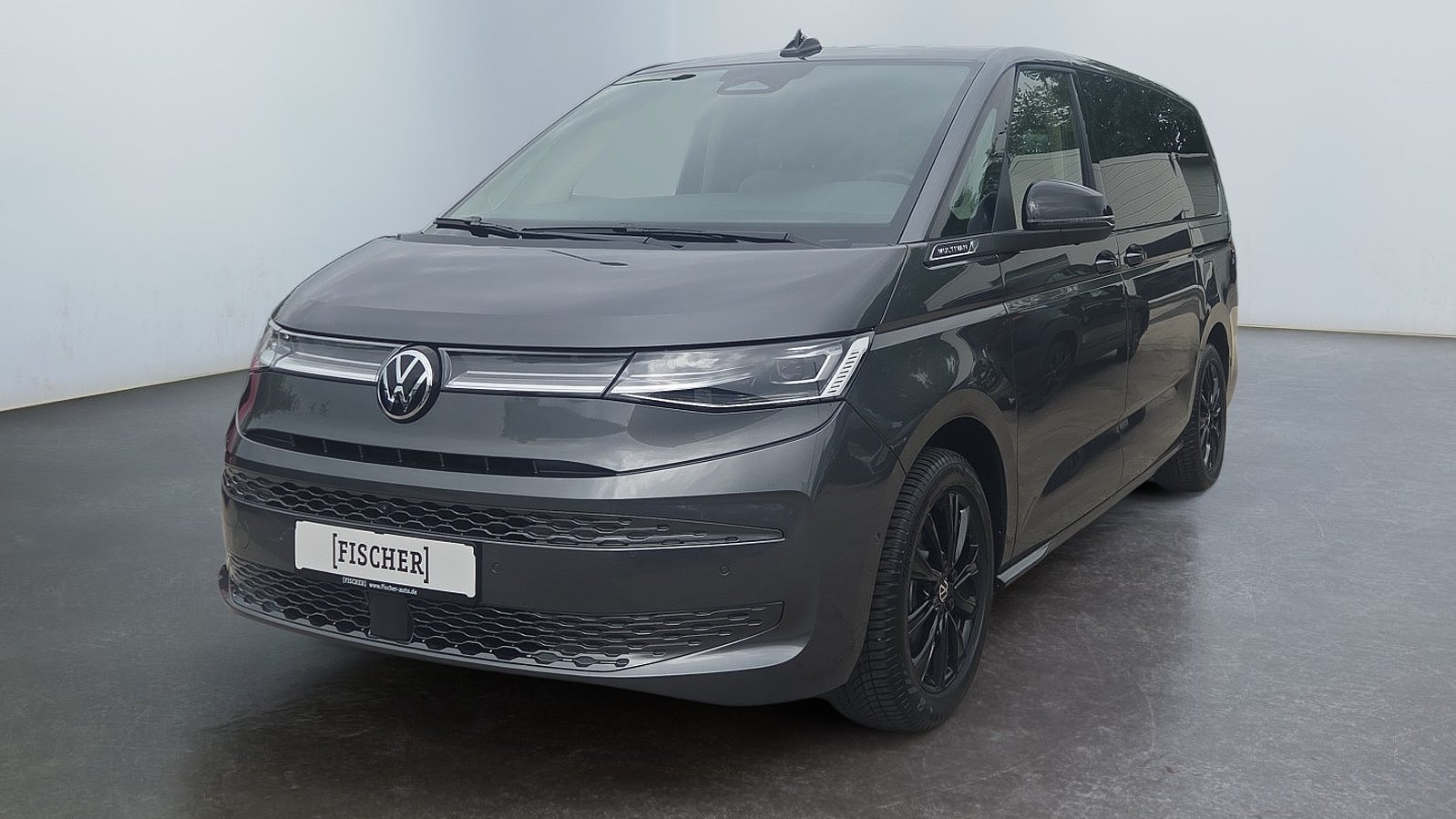 Multivan Hybrid Energy grau schräg von vorn 