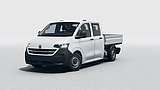 Volkswagen Transporter Pritsche in schräger Frontansicht