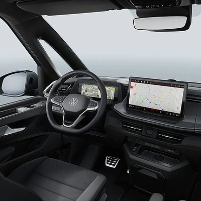 der neue VW NFZ Multivan cockpit der neue VW NFZ Multivan cockpit