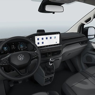 Cockpit und Innenraum der Volkswagen Transporter Pritsche