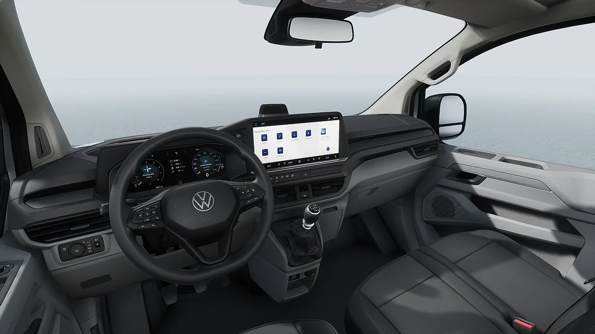 Cockpit und Innenraum der Volkswagen Transporter Pritsche