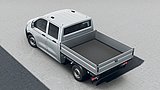 Volkswagen Transporter Pritsche mit Ladefläche von oben