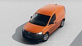 Caddy Cargo orange Vogelperspektive Caddy Cargo orange Vogelperspektive