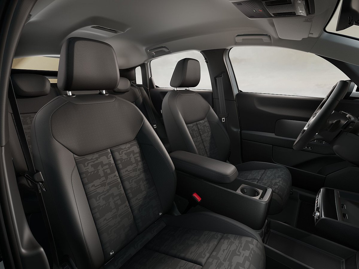 Audi A2 e-tron weiss 125 kw Innenraum vorn Fahrer- und Beifahrersitz Audi A2 e-tron weiss 125 kw Innenraum vorn Fahrer- und Beifahrersitz