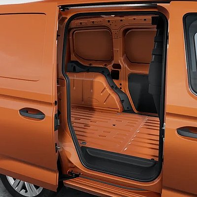 Caddy Cargo orange Laderaum Seite Caddy Cargo orange Laderaum Seite