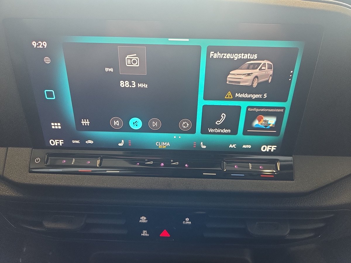 Caddy Flexible grau Display