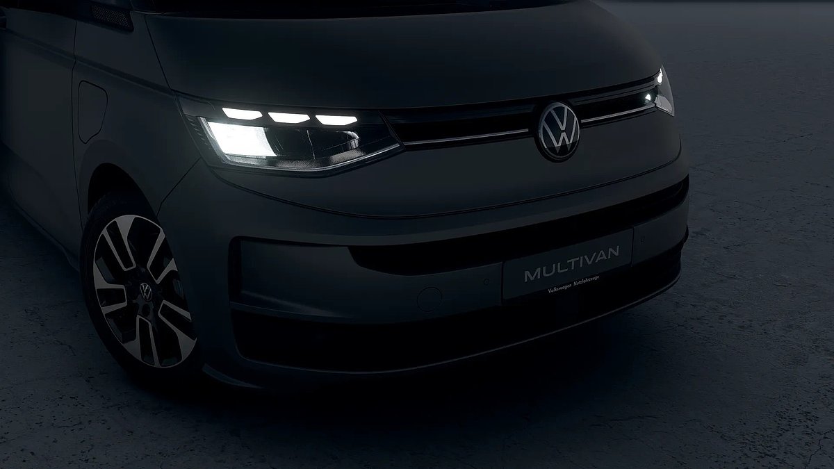 der neue VW NFZ Multivan Scheinwerfer der neue VW NFZ Multivan Scheinwerfer