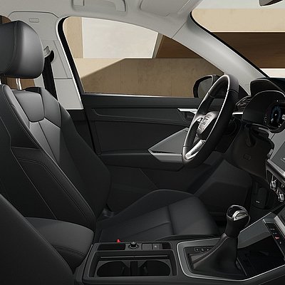 Audi Q3 Innenraum mit Vordersitzen