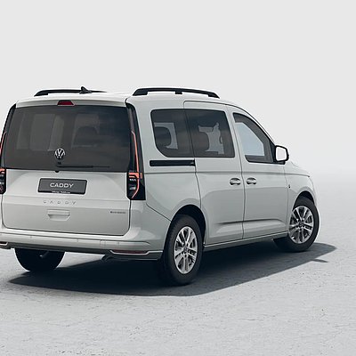 Der neue Caddy schräg hinten Der neue Caddy schräg hinten