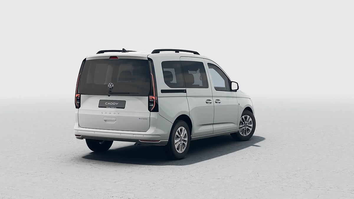Der neue Caddy schräg hinten Der neue Caddy schräg hinten