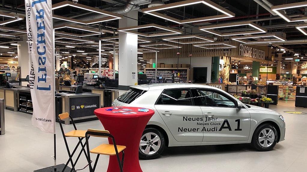 Audi A1 im Wiesencenter Audi A1 im Wiesencenter