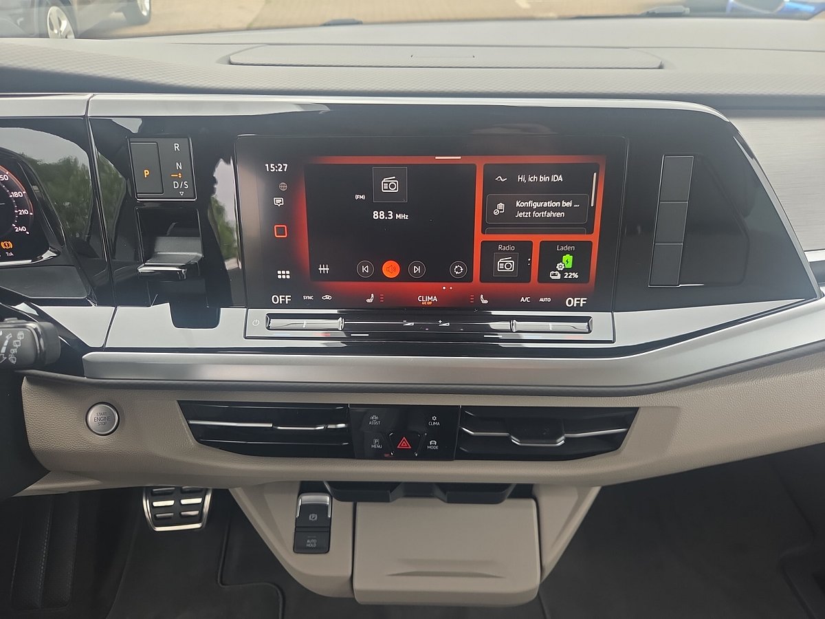 Multivan Hybrid Energy grau Display
