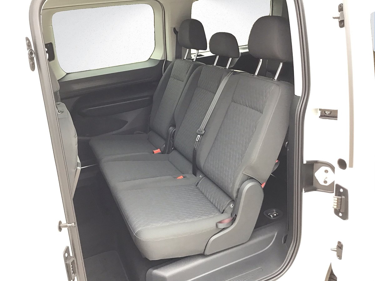 VW NFZ Caddy Edition weiß Rücksitze VW NFZ Caddy Edition weiß Rücksitze