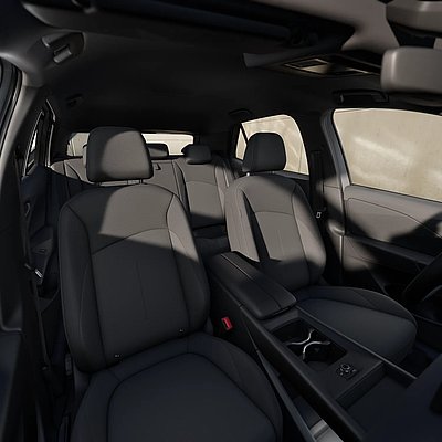 Innenraum des VW ID.3 Neo Trend mit Vordersitzen und Mittelkonsole