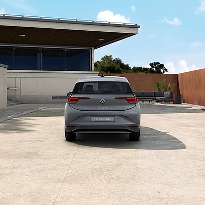 Heckansicht des VW ID.3 Neo Trend