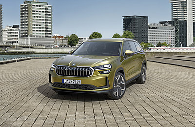skoda Kodiaq in grün