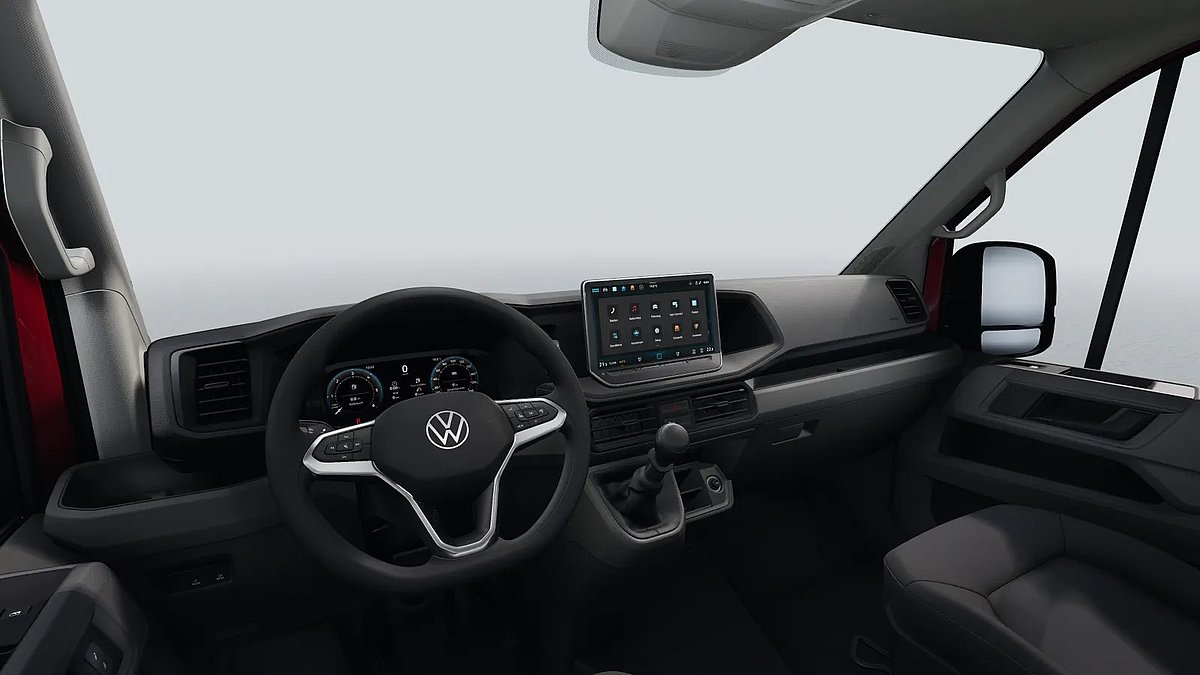Cockpit und Innenraum der Volkswagen Crafter Pritsche