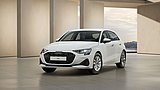 Audi A3 Sportback weiß 110 kw TFSI Frontansicht schräg links