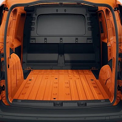 Caddy Cargo orange Laderaum Caddy Cargo orange Laderaum