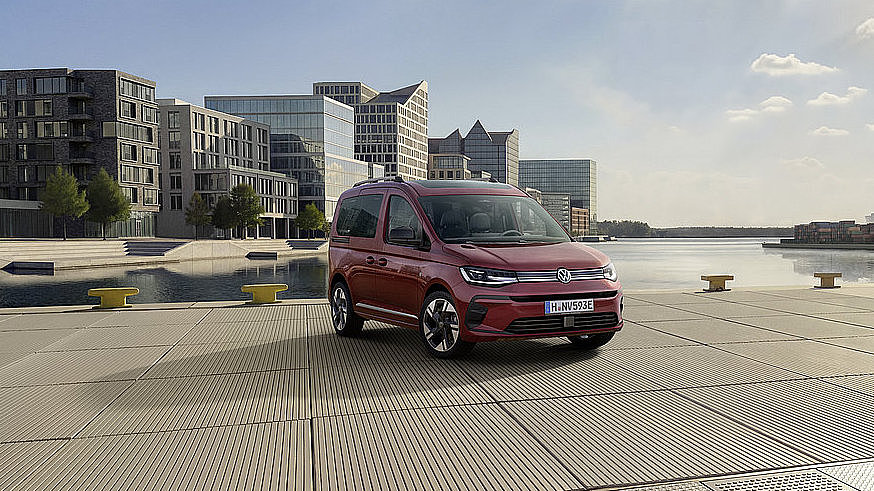 Der neue Caddy am Wasser Der neue Caddy am Wasser