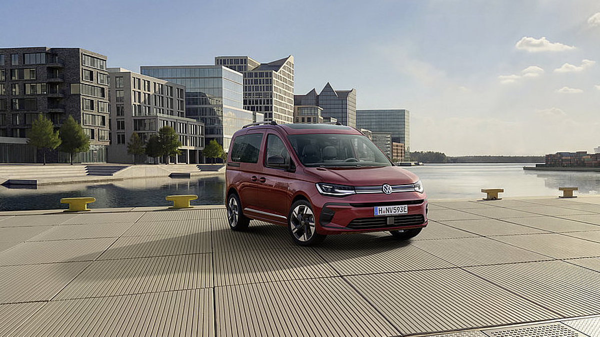 Der neue Caddy am Wasser Der neue Caddy am Wasser