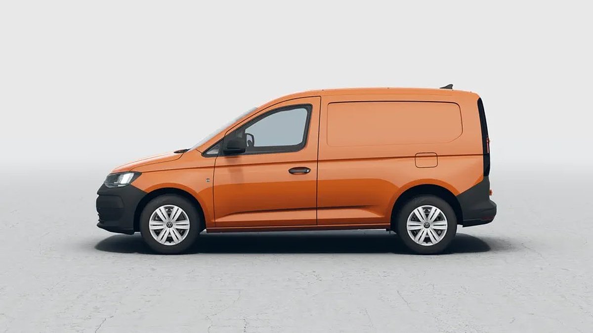 Caddy Cargo orange Seite Caddy Cargo orange Seite