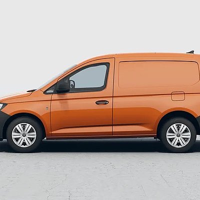 Caddy Cargo orange Seite Caddy Cargo orange Seite