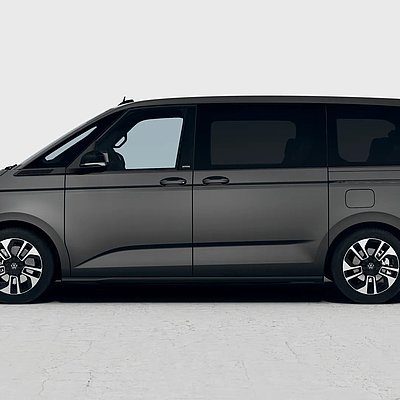 der neue VW NFZ Multivan Seitenansicht der neue VW NFZ Multivan Seitenansicht