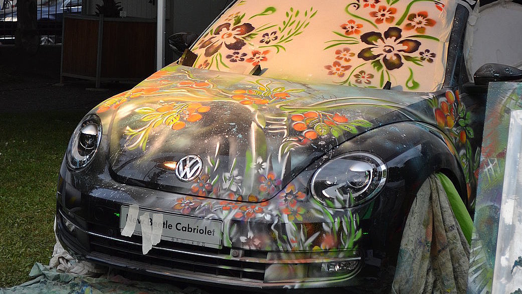 Uni Sommerfest Bemalung Auto