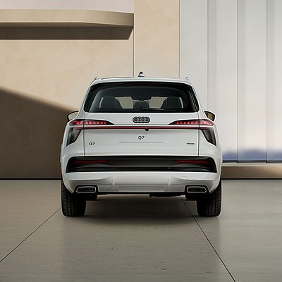 Audi Q7 Rückseite Audi Q7 Rückseite
