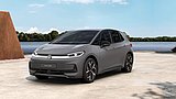 VW ID.3 Neo Style in Schrägansicht von vorne am Wasser