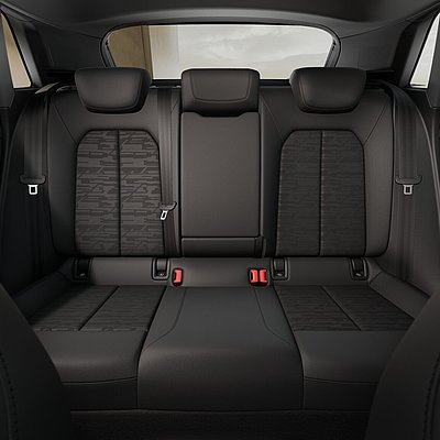 Audi A3 Sportback e-hybrid 150 kW schwarz Innenraum hinten Rücksitzbank