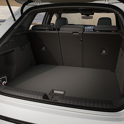 Audi A3 Sportback weiß 110 kw TFSI Nahaufnahme Kofferraum offen
